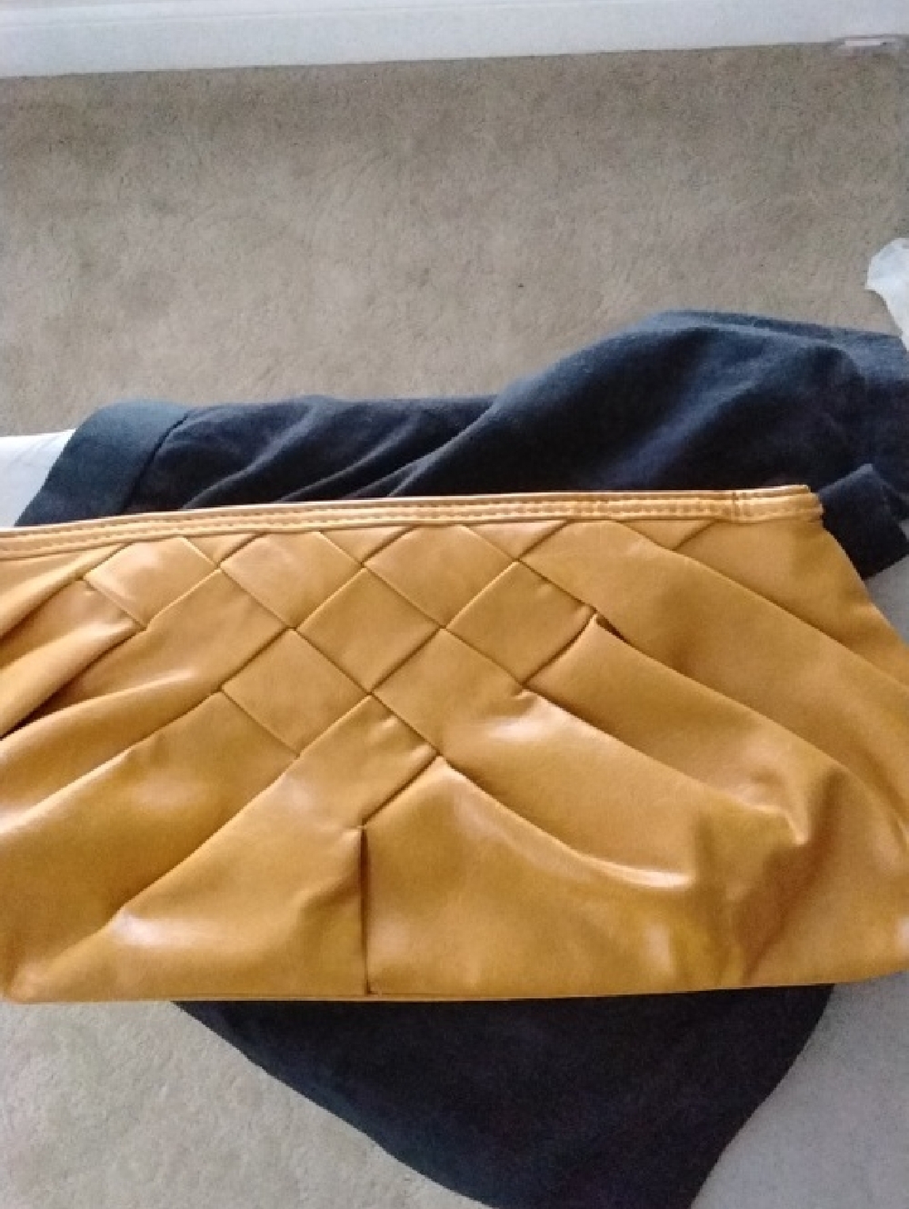 Arden B. Yellow Zip-Top Crossbody with Leopard Lining